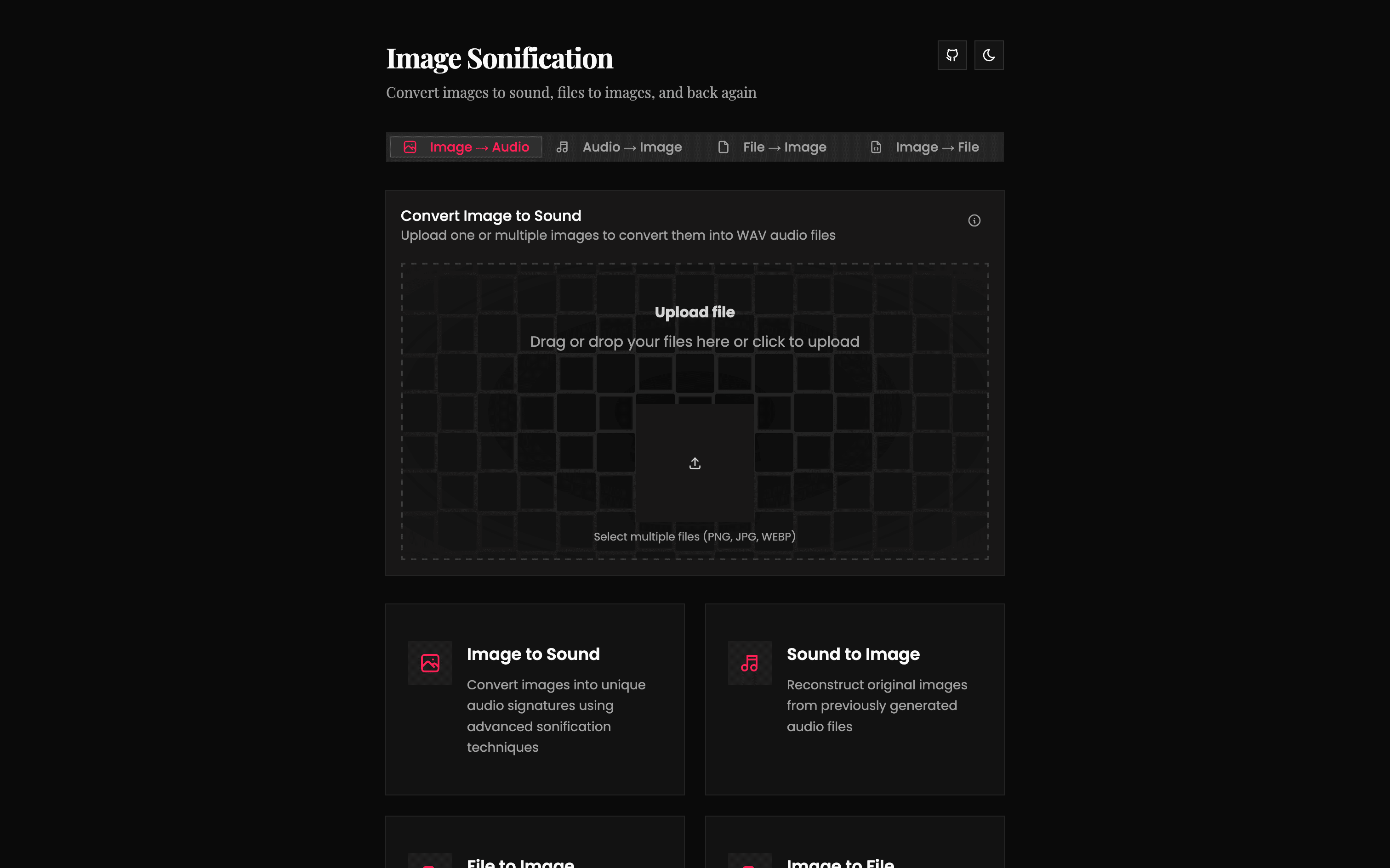 Image Sonification preview